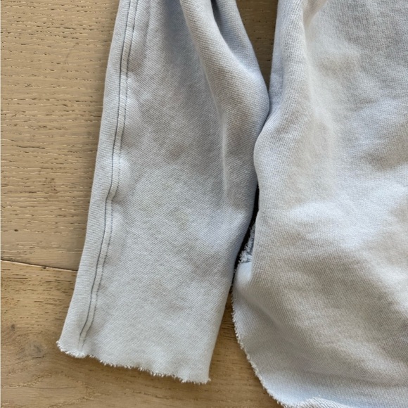 Frank & Eileen Anna Long Sleeve Capelet Triple Fleece Saltwater Blue Size Small - Picture 6 of 8